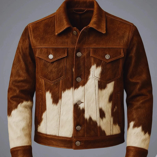 Men brown cowhide - brown,
